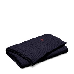 Ralph Lauren Home RL Cable Knit Throw - Navy ralph,lauren,home,rl,cable,knit,throw,navy