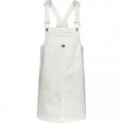 дамски,поли,и,рокли,tommy,jeans,tj,pinafore,drs,ld43,denim,white