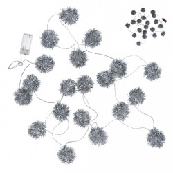 коледни,опаковки,и,декорации,аксесоари,на,разпродажба,gisela,graham,gisela,garland,99,silver