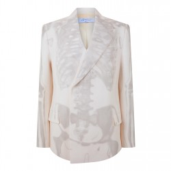 яке,мъжки,якета,off,white,men's,body,scan,relax,skeleton,graphic,long,sleeve,double,breasted,denim,jacket,white