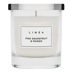 Linea Glass Candle - Pink Grapefruit аксесоари,на,разпродажба,linea,glass,candle,pink,grapefruit