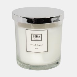 Biba 180g Candle - Amber & Berg домашни,потреби,biba,180g,candle,amber,berg