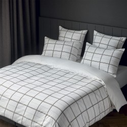 Boss Home Boss Check Pillowcase - White аксесоари,на,разпродажба,boss,home,boss,check,pillowcase,white