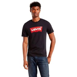 тениска,мъжки,тениски,levi´s,®,standard,housemarked,short,sleeve,t,shirt,black,red,(black)