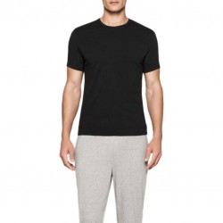 тениска,мъжки,пижами,calvin,klein,lounge,modern,short,sleeve,t,shirt,2,units,black
