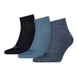 чорапи,мъжки,чорапи,puma,plain,quarter,short,socks,3,pairs,denimedium,blue,(blue)