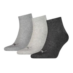 чорапи,мъжки,чорапи,puma,plain,quarter,short,socks,3,pairs,anthracite,light,mel,grey,medium,mel,grey,(grey)
