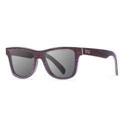 слънчеви,очила,слънчеви,очила,kau,washington,polarized,sunglasses,marbled,dark,walnut,wood,(black)