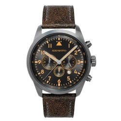 часовник,часовници,szanto,2251,2200,2250,series,watch,black,grey,(steel,titanium,leather,black,grey)