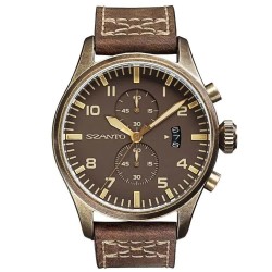 часовник,часовници,szanto,4003,vintage,pilot,watch,brown,(bronze,leather,brown)