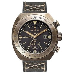 часовник,часовници,szanto,4101,bronze,motorsport,watch,grey,(bronze,leather,gray)