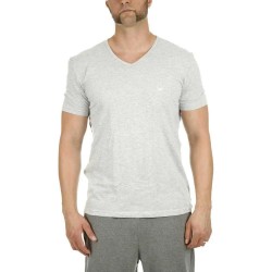 тениска,мъжки,тениски,emporio,armani,111648,cc722,short,sleeve,v,neck,t,shirt,black,heather,(grey)