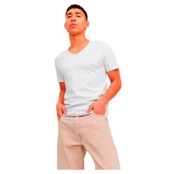 тениска,мъжки,тениски,jack,&,jones,basic,v,neck,short,sleeve,t,shirt,white,(optical,white)