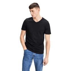тениска,мъжки,тениски,jack,&,jones,jacbasic,short,sleeve,v,neck,t,shirt,2,units,black,(black)