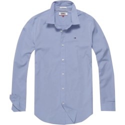 риза,с,дълъг,ръкав,мъжки,ризи,tommy,jeans,original,stretch,slim,fit,long,sleeve,shirt,blue,(lavender,lustre)