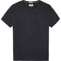 тениска,мъжки,тениски,tommy,jeans,original,regular,fit,crew,short,sleeve,t,shirt,tommy,black,(black)