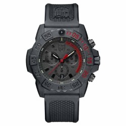 часовник,часовници,luminox,navy,seal,chronograph,3581,watch,black,red,black,(black)