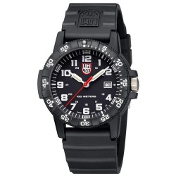 часовник,часовници,luminox,leatherback,sea,turtle,giant,0321,watch,black,white,green,(black)