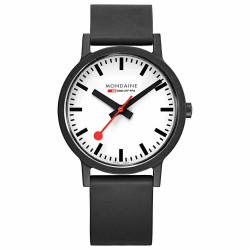 Часовник Mondaine Essence watch - Black (White / Black) часовник,часовници,mondaine,essence,watch,black,(white,black)
