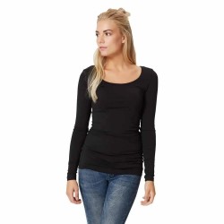 тениска,дамски,тениски,vero,moda,my,soft,long,sleeve,t,shirt,black