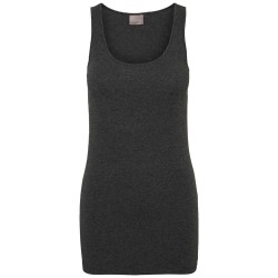 тениска,дамски,тениски,vero,moda,my,soft,sleeveless,t,shirt,dark,grey,melange,(grey)