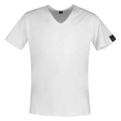 тениска,мъжки,тениски,replay,m3591.000.2660,short,sleeve,v,neck,t,shirt,white