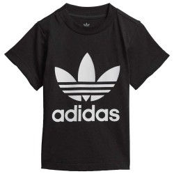 тениска,детски,тениски,adidas,originals,trefoil,short,sleeve,t,shirt,black,white,(black)