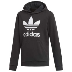 суичър,детски,блузи,adidas,originals,trefoil,hoodie,black,(black,white)