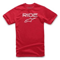 тениска,детски,тениски,alpinestars,ride,2.0,short,sleeve,t,shirt,red,white,(red)