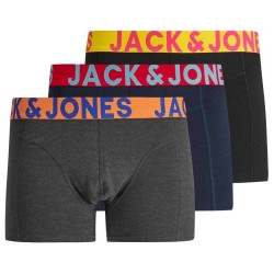 боксерки,мъжко,бельо,jack,&,jones,crazy,solid,boxers,3,units,black,(black)