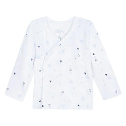 Тениска 3pommes Welcomme long sleeve T-shirt - White (Transparent) тениска,мъжки,тениски,дамски,тениски,3pommes,welcomme,long,sleeve,t,shirt,white,(transparent)