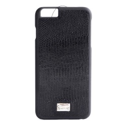 други,аксесоари,dolce,&,gabbana,leather,iphone,6,6s,plus,phone,cover,black,(black)