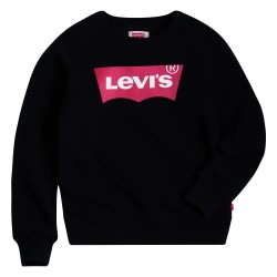 блуза,детски,блузи,levi´s,®,batwing,crew,sweatshirt,black,(black)