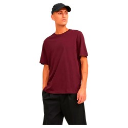 тениска,мъжки,тениски,jack,&,jones,organic,basic,short,sleeve,t,shirt,port,royale,(red,purple)
