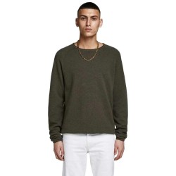 блуза,мъжки,пуловери,jack,&,jones,hill,sweater,olive,night,(green)