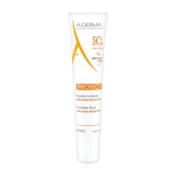 козметика,за,защита,от,слънце,a,derma,protect,invisble,fluid,spf50+,40ml,white