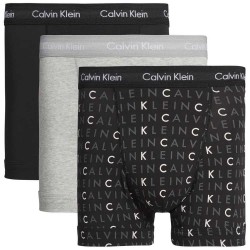 боксерки,мъжко,бельо,calvin,klein,0000u2662g,trunk,boxers,3,units,black,grey,(black,and,white,logo)
