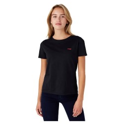 тениска,дамски,тениски,wrangler,sign,off,short,sleeve,t,shirt,black,(black)