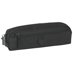 канцеларски,принадлежности,safta,fc,barcelona,premium,oval,pencil,case,black,(black)