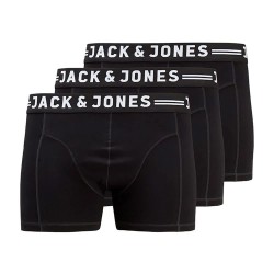 боксерки,мъжко,бельо,jack,&,jones,ense,boxers,3,units,black,(black)