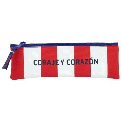 канцеларски,принадлежности,safta,atletico,de,madrid,neptuno,narrow,pencil,case,blue,(red,white)