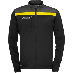 яке,мъжки,анцузи,uhlsport,offense,23,tracksuit,jacket,black,(black,anthracite,lime,yellow)