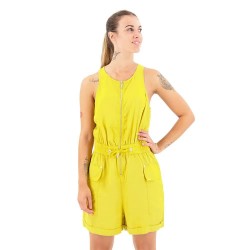 Superdry Quincy Summer sleeveless romper - Yellow (Oil Yellow) дамски,гащеризони,superdry,quincy,summer,sleeveless,romper,yellow,(oil,yellow)