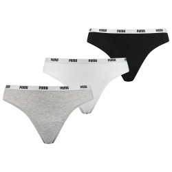дамско,бельо,дамски,бикини,и,танкини,puma,thong,3,units,white,black,grey,(white,grey,black)