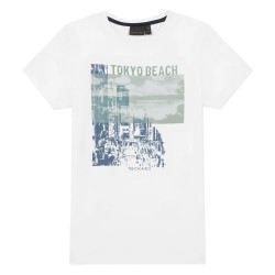 Тениска Beckaro Beach Blossom short sleeve T-shirt - White (White) тениска,мъжки,тениски,дамски,тениски,beckaro,beach,blossom,short,sleeve,t,shirt,white,(white)