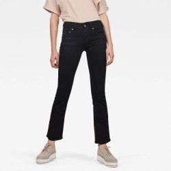 дънки,дамски,панталони,g,star,midge,mid,waist,bootcut,jeans,black,(pitch,black)