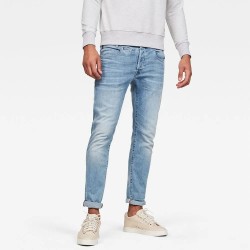 Дънки G-Star D-Staq 5 Pocket Slim jeans - Blue (Light Indigo Aged) дънки,мъжки,панталони,g,star,d,staq,5,pocket,slim,jeans,blue,(light,indigo,aged)