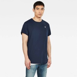 тениска,мъжки,тениски,g,star,lash,ribbed,short,sleeve,t,shirt,sartho,blue,ii,(blue)