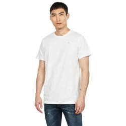 тениска,мъжки,тениски,g,star,base,s,ribbed,short,sleeve,t,shirt,white