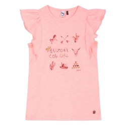 Тениска 3pommes Arizona short sleeve T-shirt - Pink (Neon Pink) тениска,мъжки,тениски,дамски,тениски,3pommes,arizona,short,sleeve,t,shirt,pink,(neon,pink)